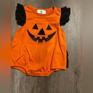 6-12 months pumpkin boutique outfit